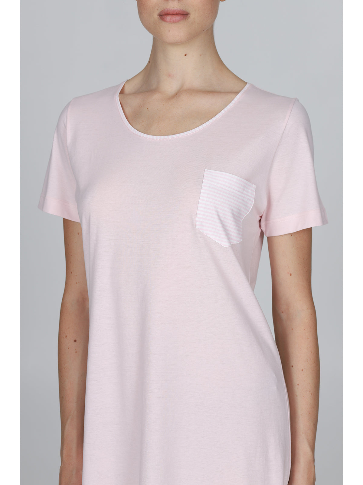 Fresca Camicia Da Notte Con Taschino