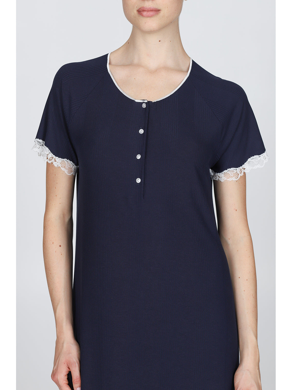 Morbida Camicia Da Notte In Micromodal