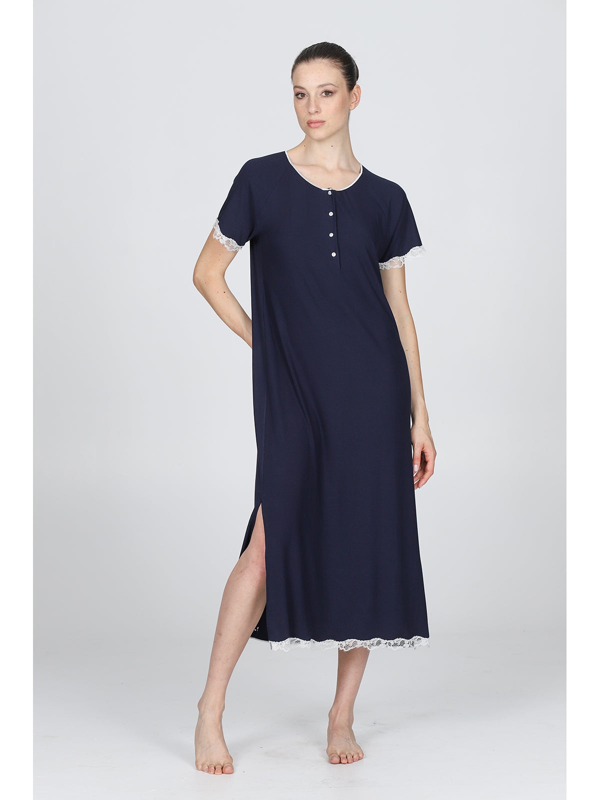Morbida Camicia Da Notte In Micromodal