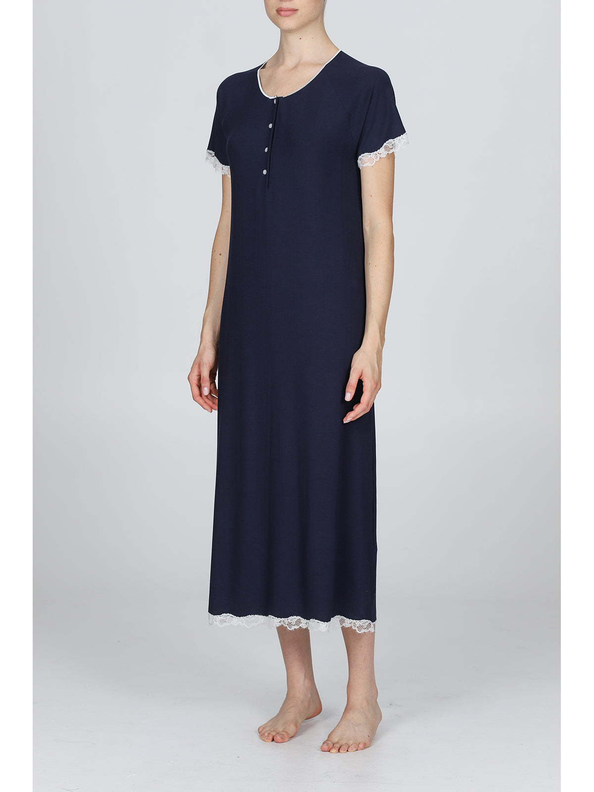 Morbida Camicia Da Notte In Micromodal