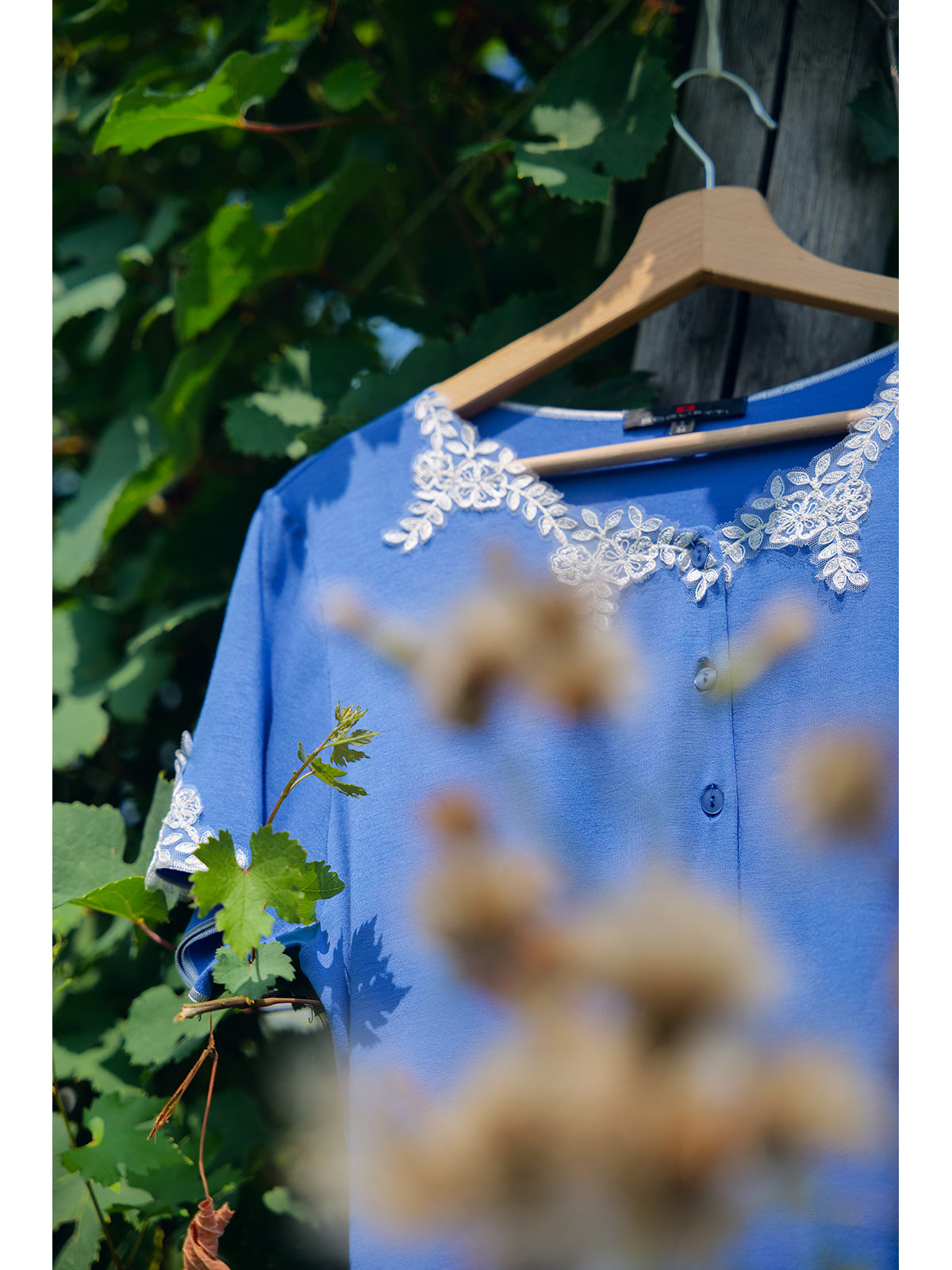 Camicia Da Notte Con Macrame'