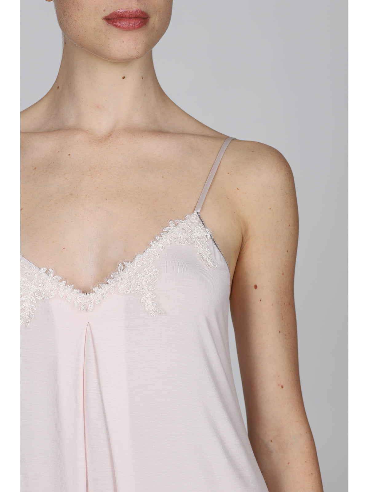 Camicia Da Notte Con Macrame'