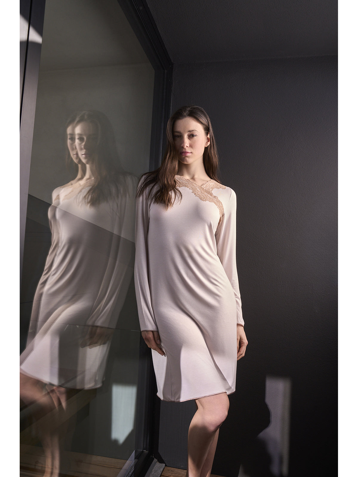 Camicia da notte lunga in modal Camicia da notte lunga in modal