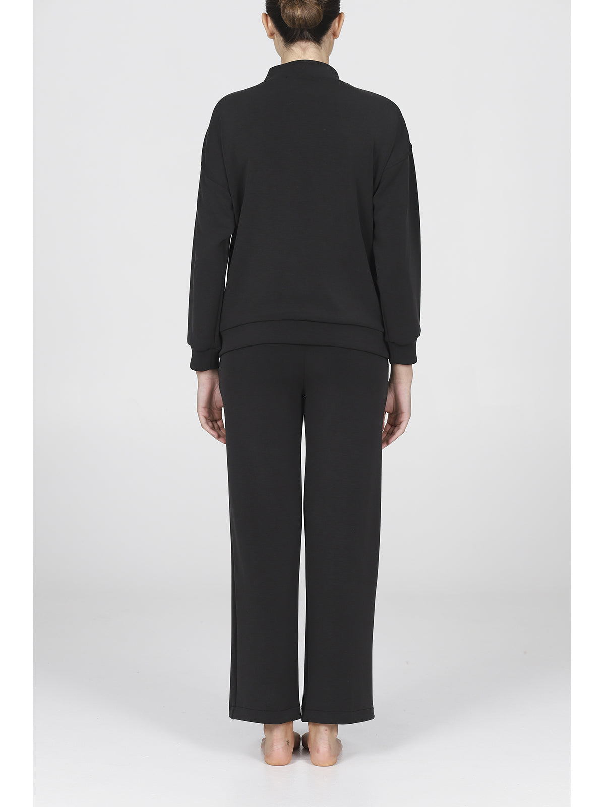 Tuta con zip in morbido micromodal
