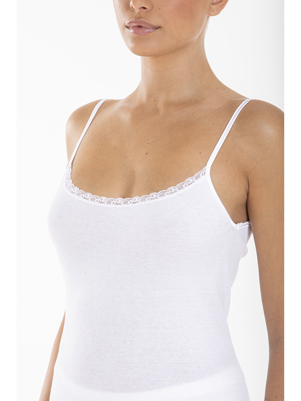 Canotta Top In Puro Cotone