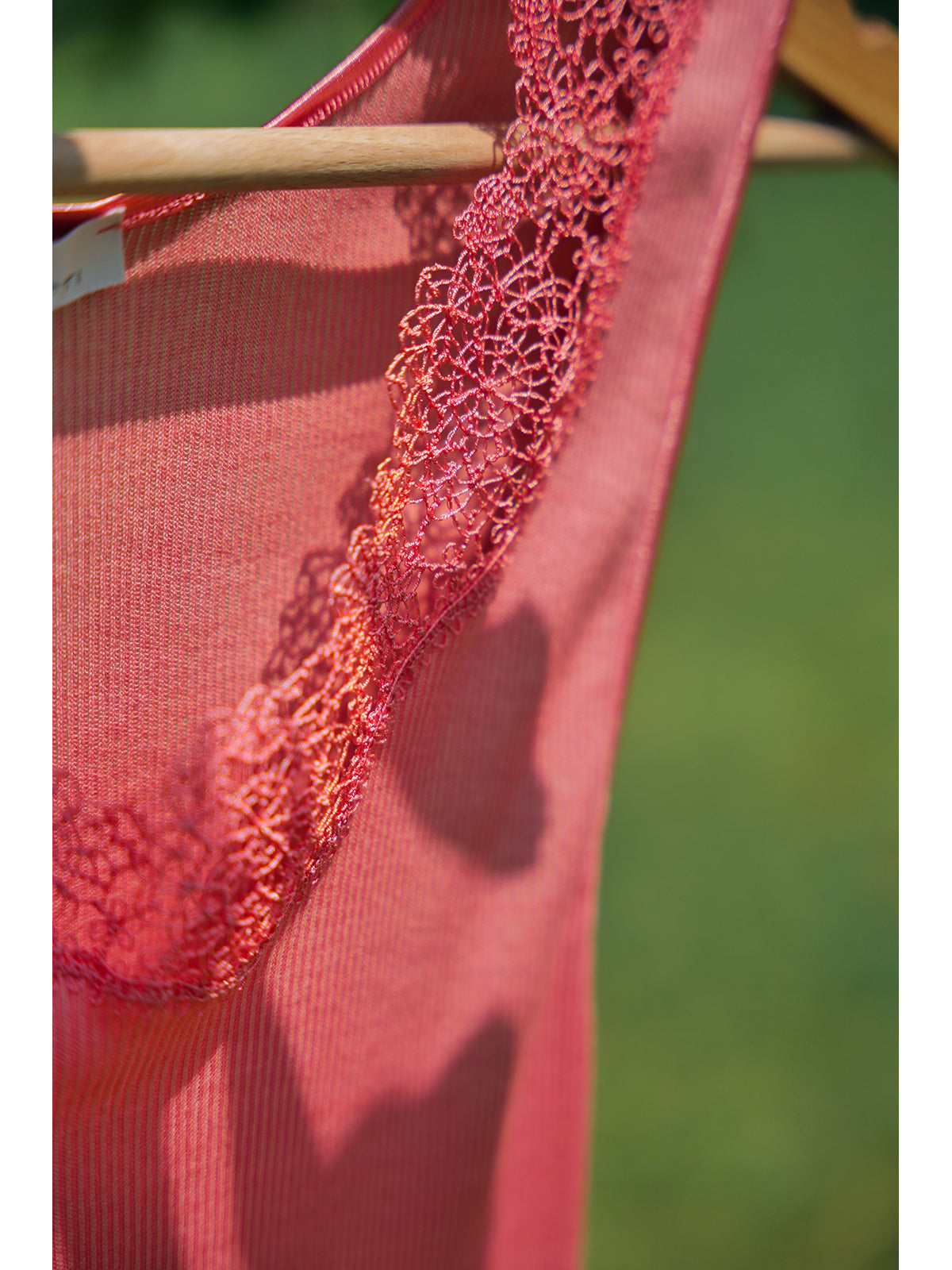 Lace tank top in premium filoscozia®