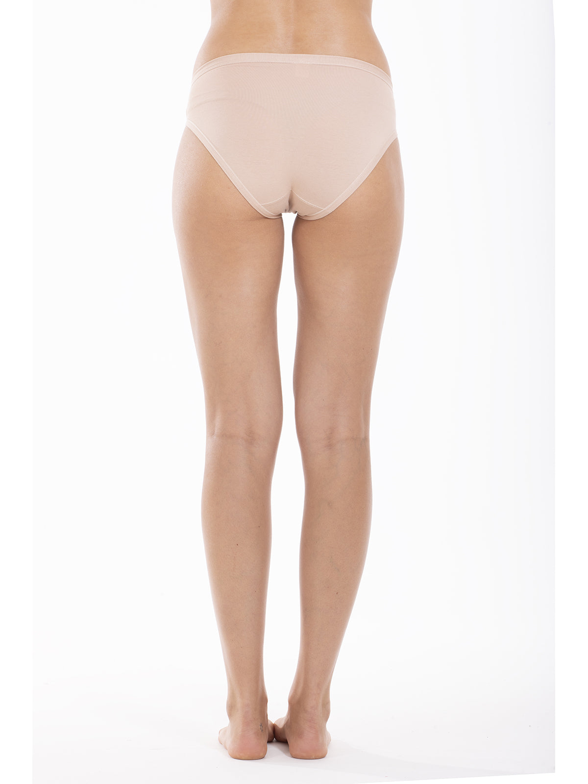 Midi slip bi-pack in cotton and micromodal
