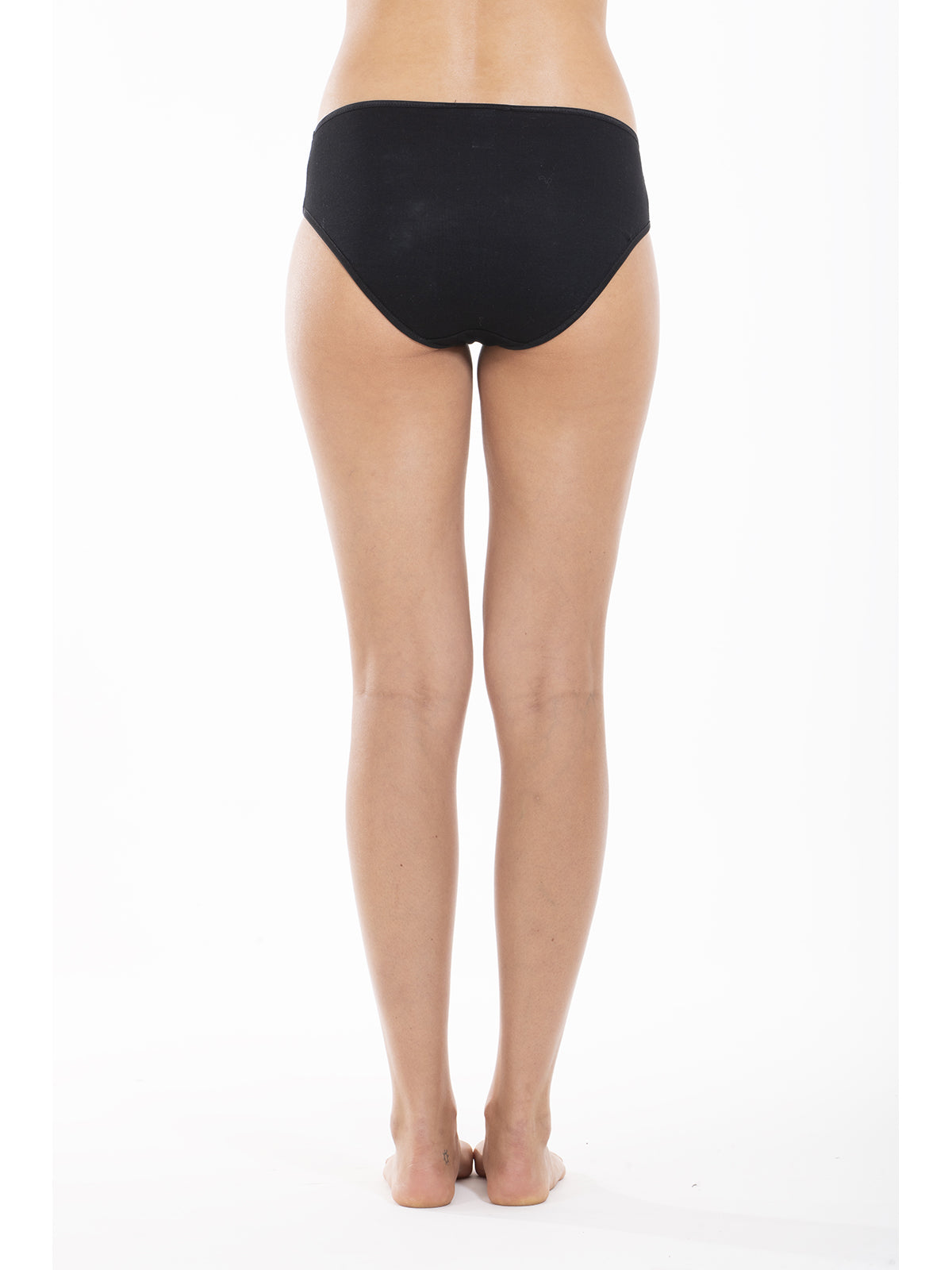 Slip Con Pizzo In Puro Cotone Mercerizzato