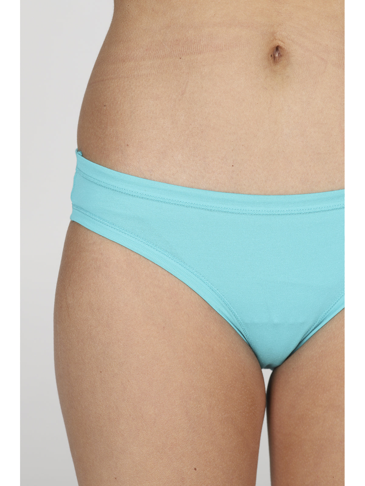 Midi Slip Colorato In Cotone Elasticizzato