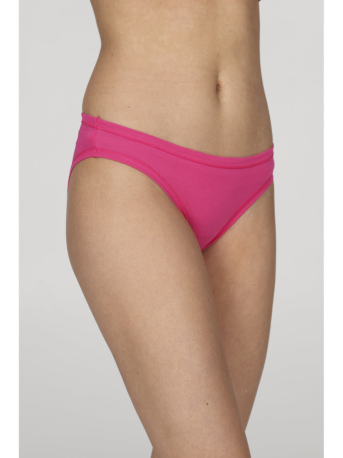 Midi Slip Colorato In Cotone Elasticizzato