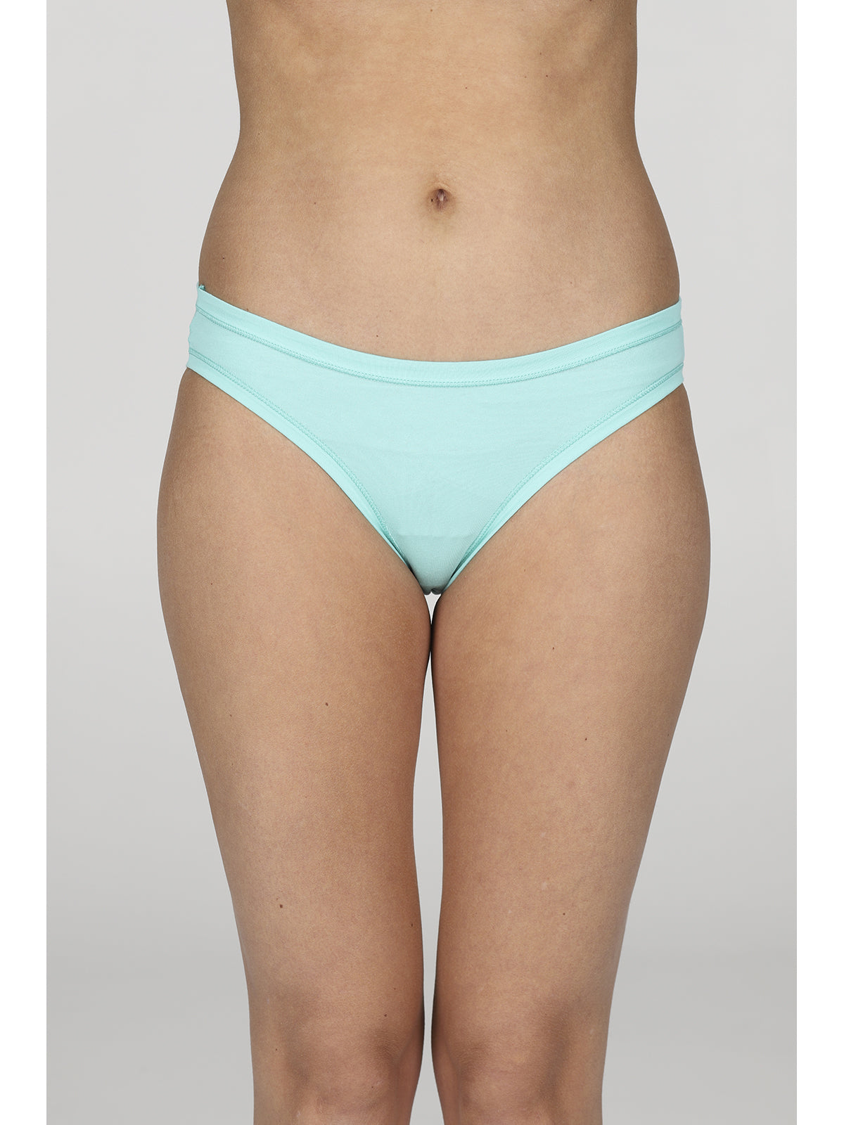 Midi Slip Colorato In Cotone Elasticizzato