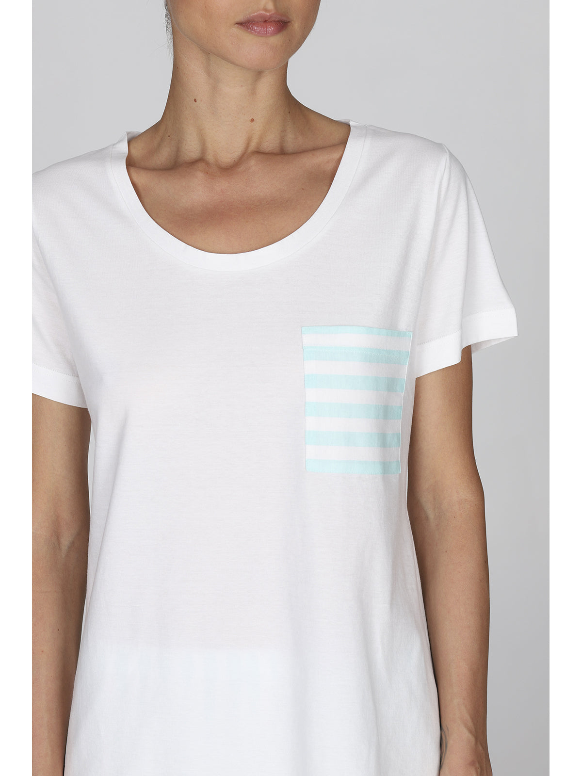 Raffinato pigiama donna corto in puro cotone