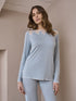 Pigiama con pizzo in morbido jersey