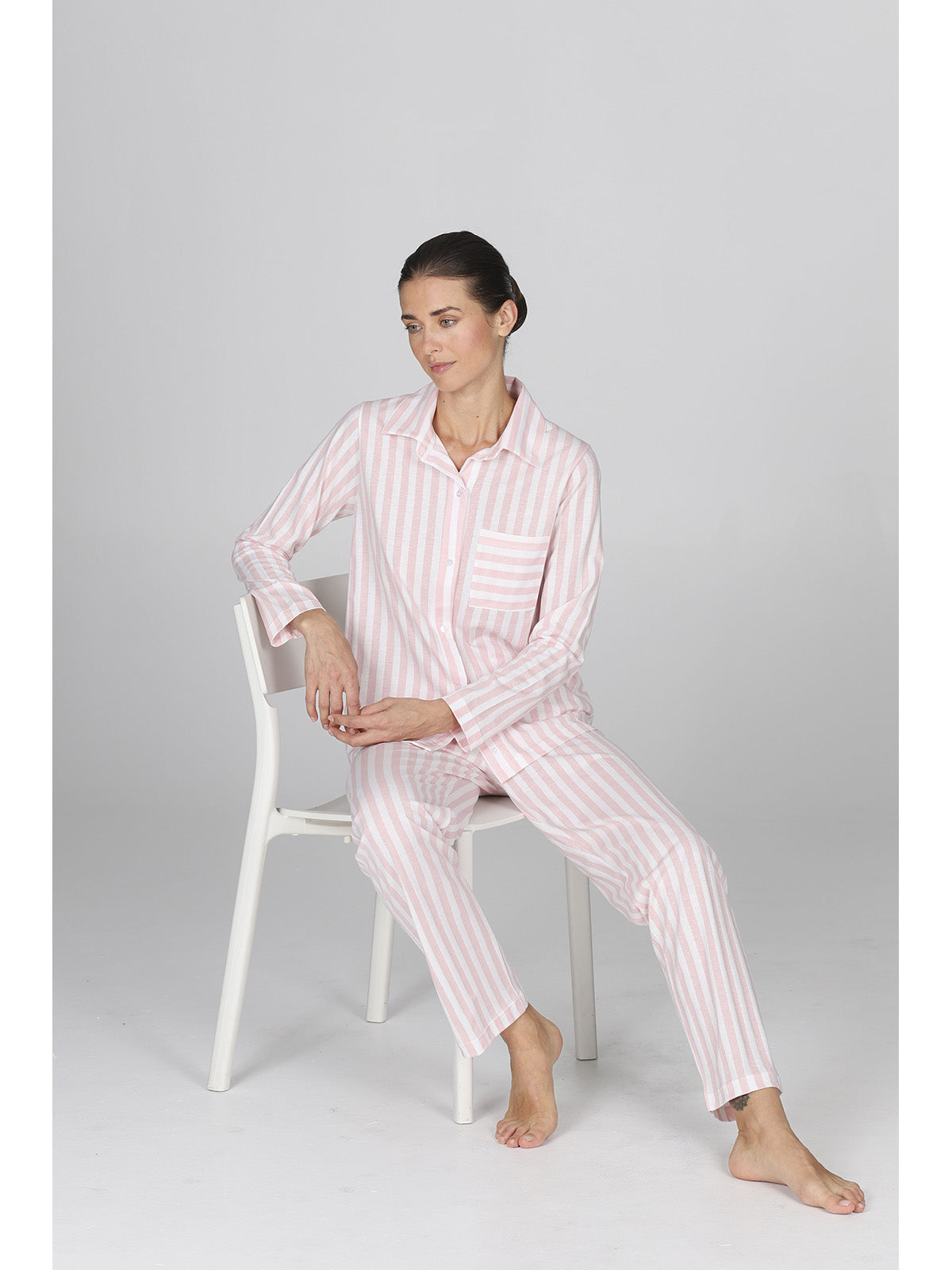 Fresco pigiama donna in puro cotone