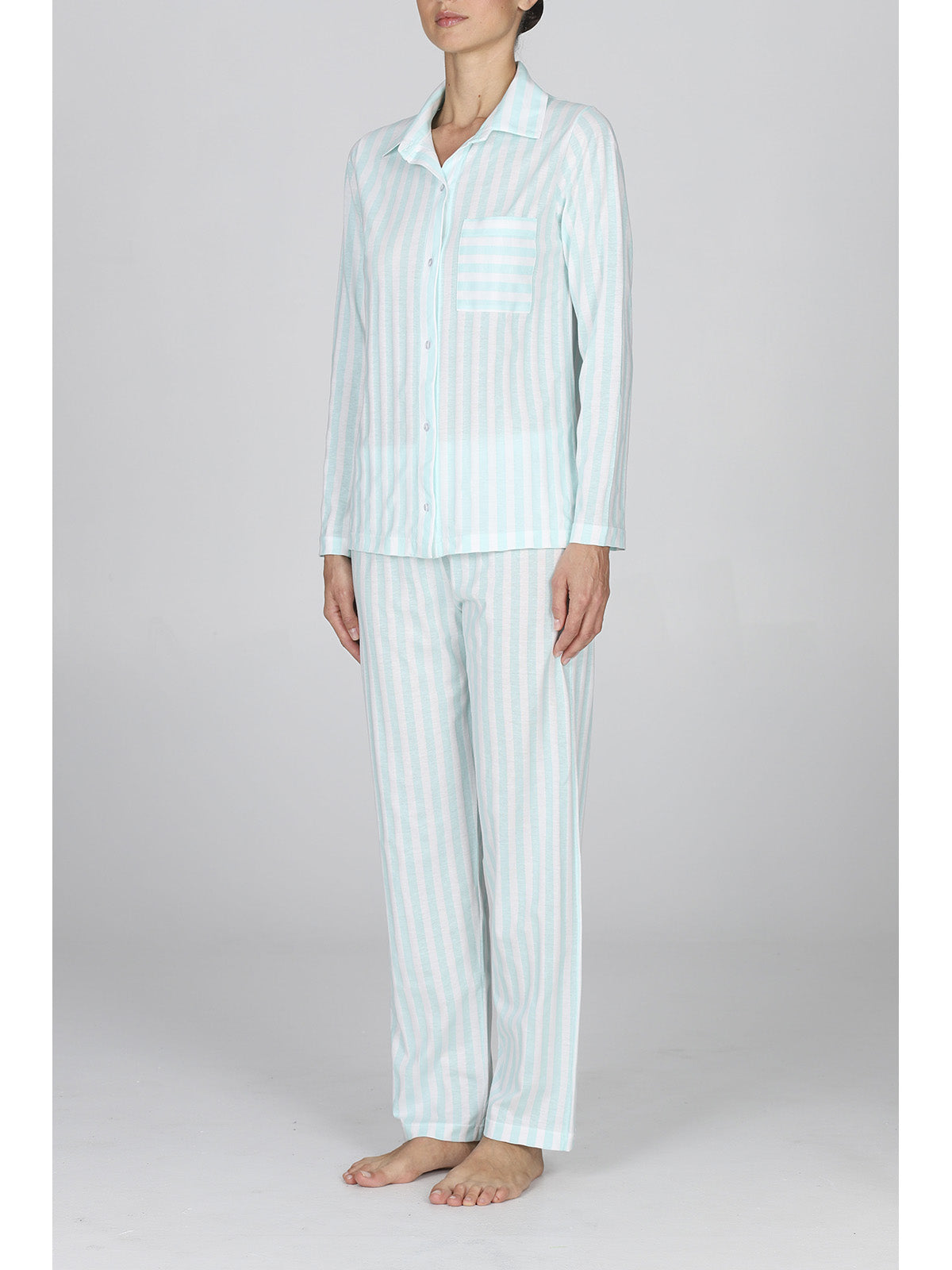 Fresco pigiama donna in puro cotone