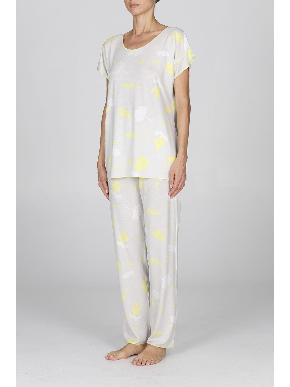 Pigiama lungo donna mezza manica in modal