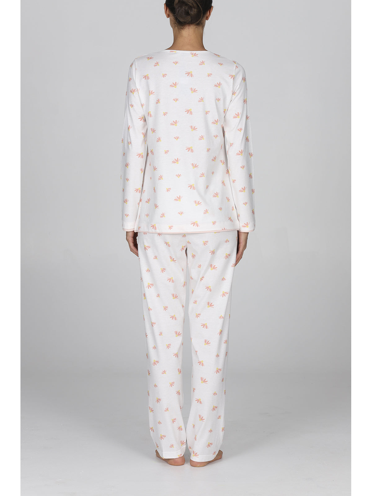 Fresh long pajama for women in 100% cotton