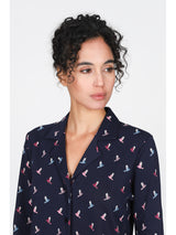 Pigiama Cardigan Con Dettaglio In Tulle