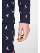 Pigiama Cardigan Con Dettaglio In Tulle