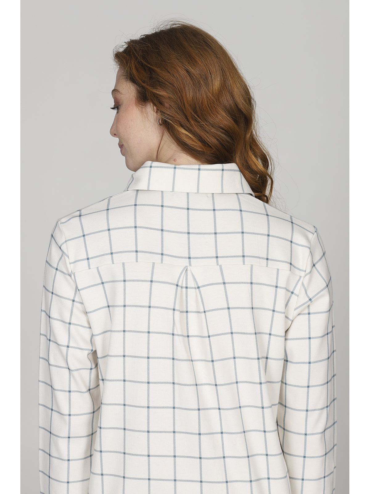 Pigiama donna cardigan a quadri