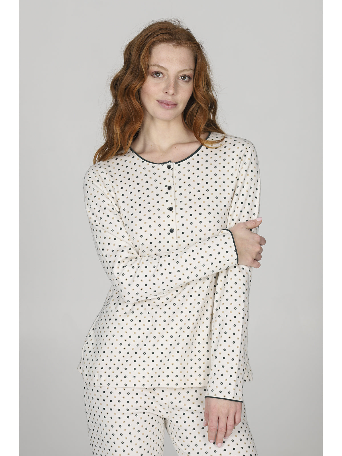 Pigiama donna fiorellini
