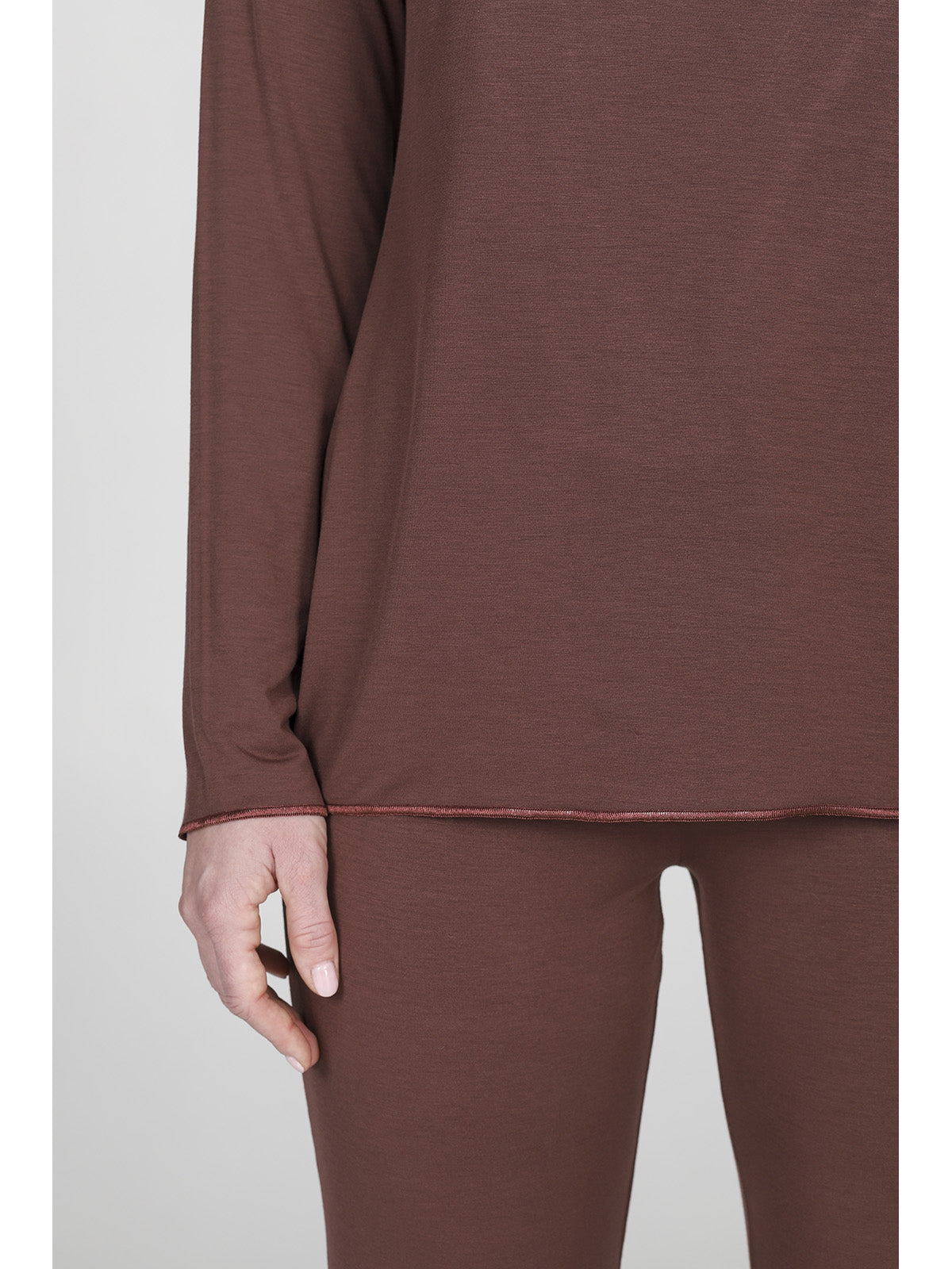 Elegante pigiama donna senza bottoni in modal