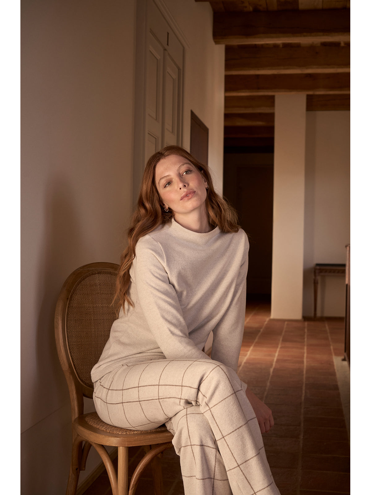 Pigiama in caldo e confortevole jacquard