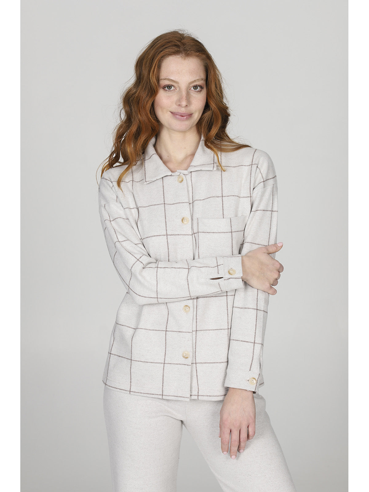 Pigiama in caldo e confortevole jacquard