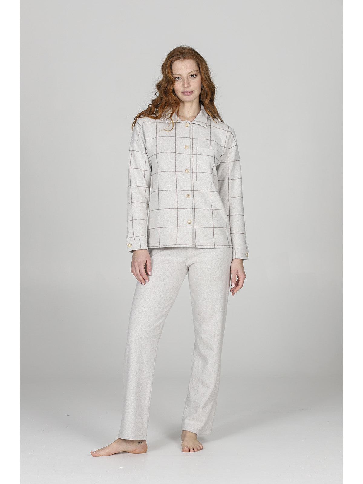 Pigiama in caldo e confortevole jacquard