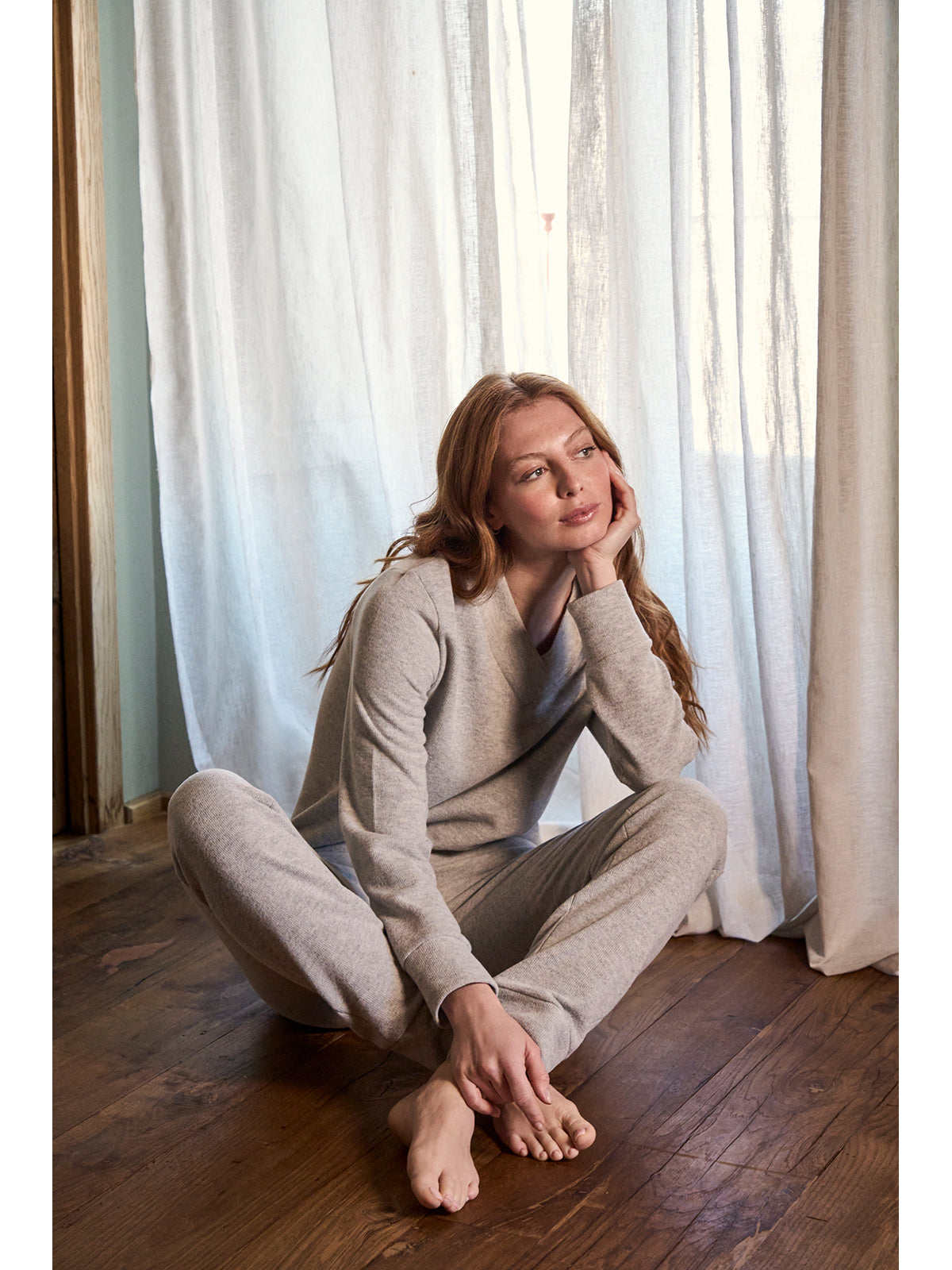 Pigiama double donna in misto cotone