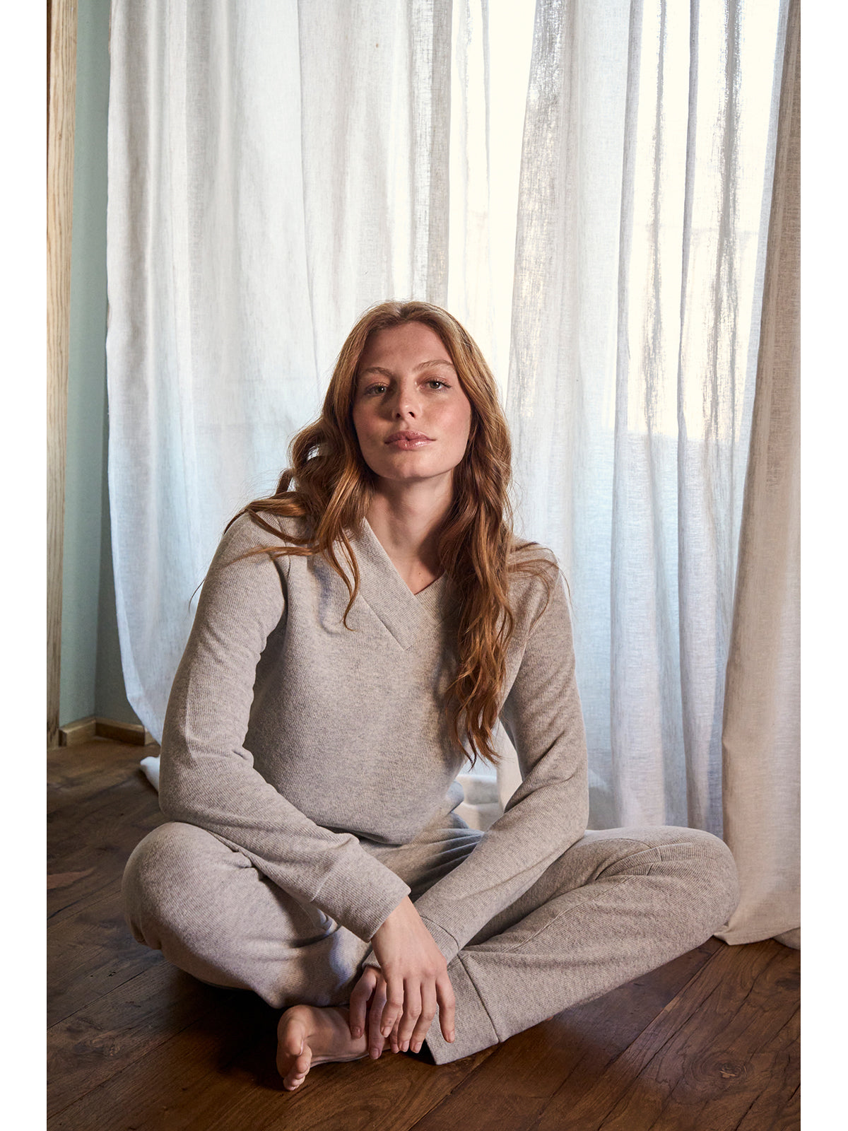 Pigiama double donna in misto cotone