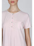 Elegante Camicia Da Notte Lunga In Tinta Unita