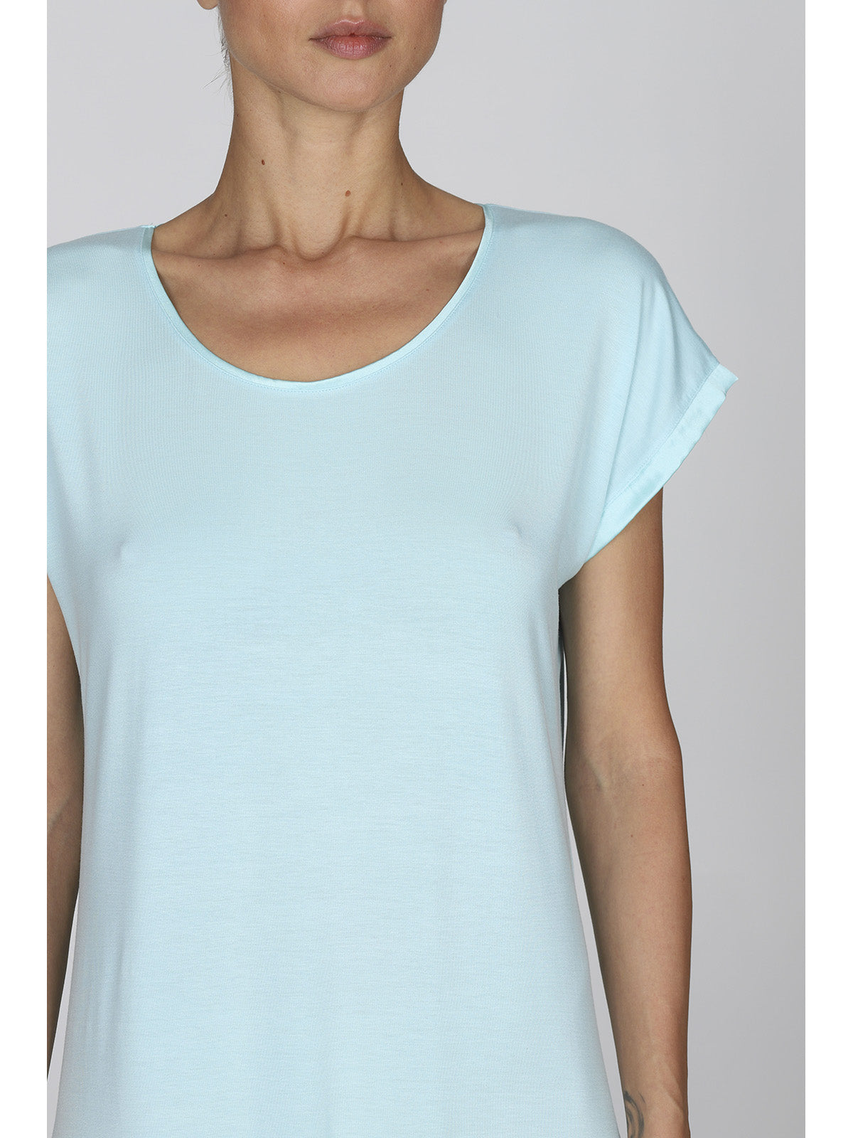 Camicia da notte mezza manica in morbidissimo modal