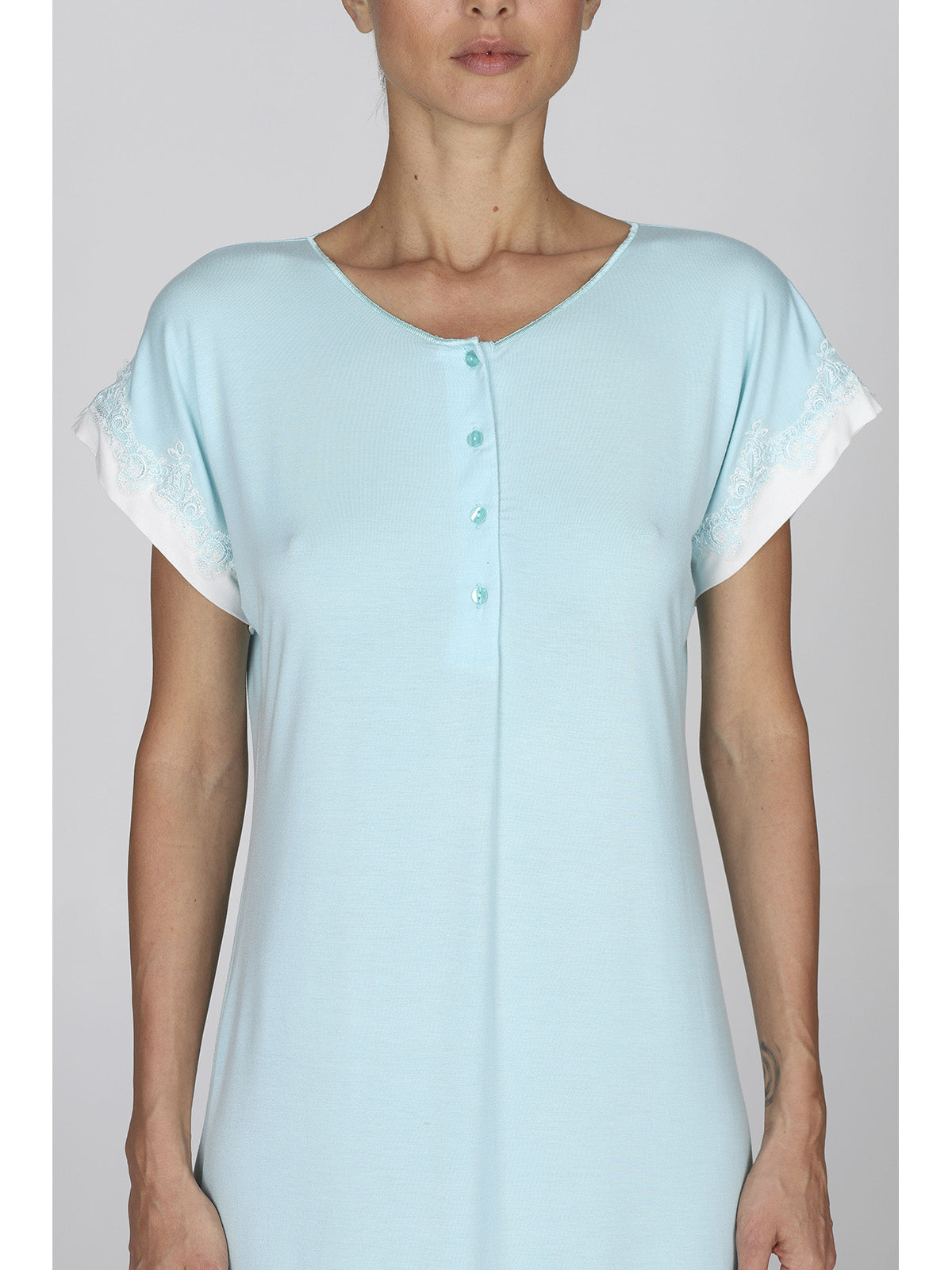 Elegante camicia da notte in morbidissimo modal