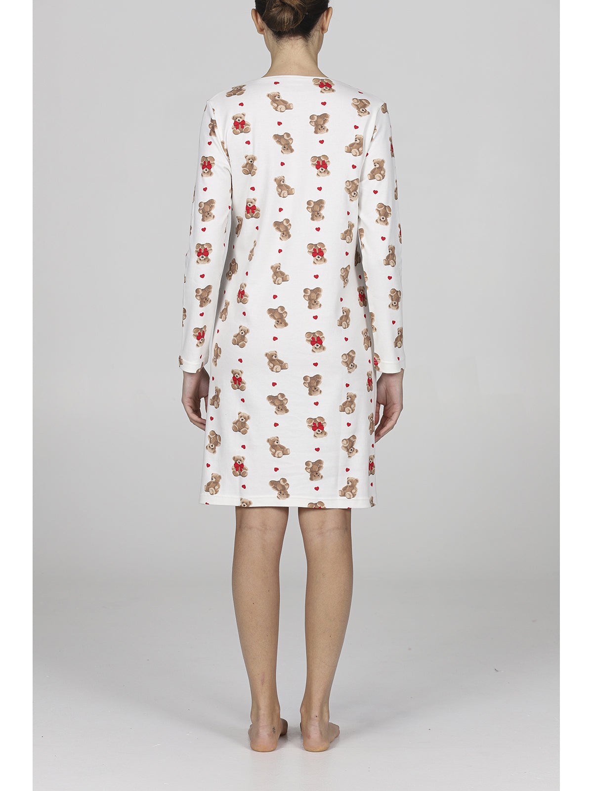 Camicia da notte in fantasia orsetti
