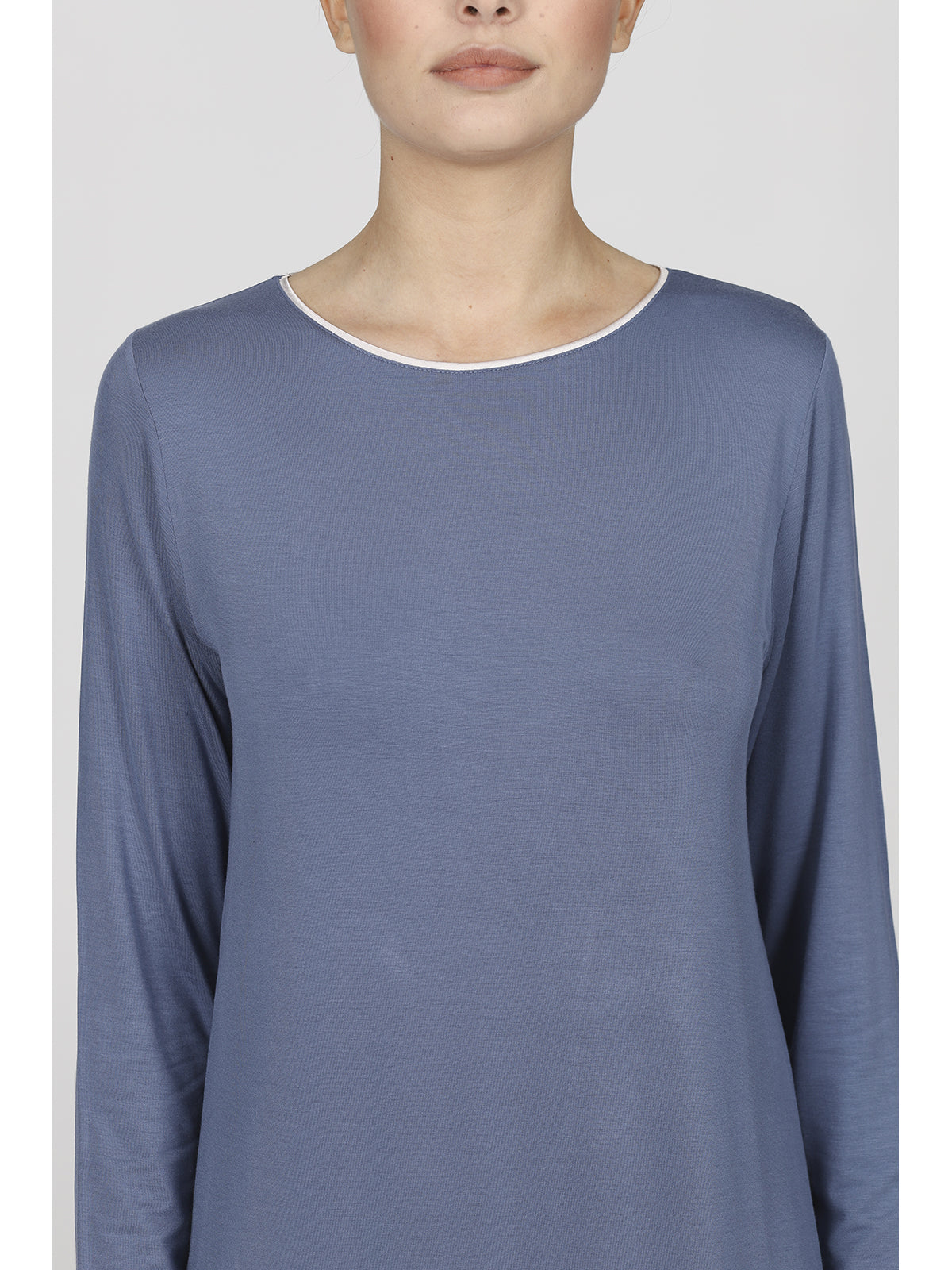 Camicia da notte lunga in modal