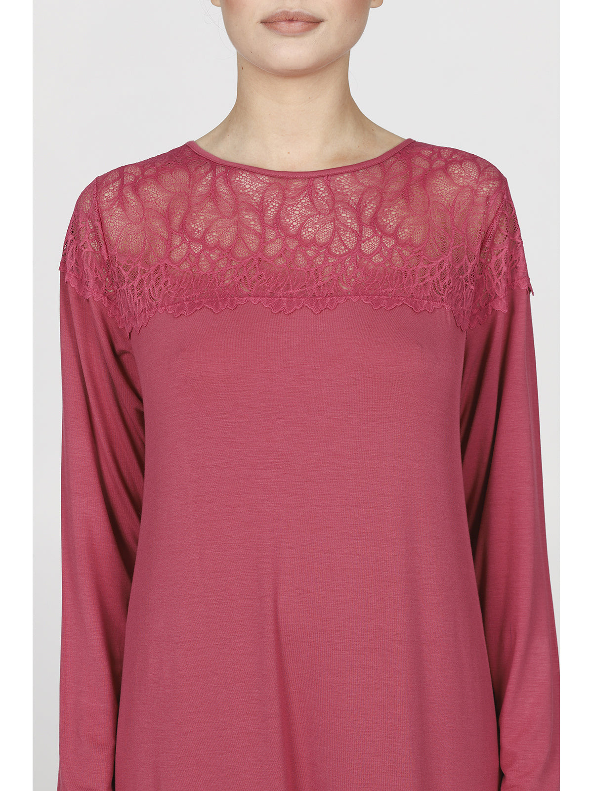 Camicia da notte in mordido modal