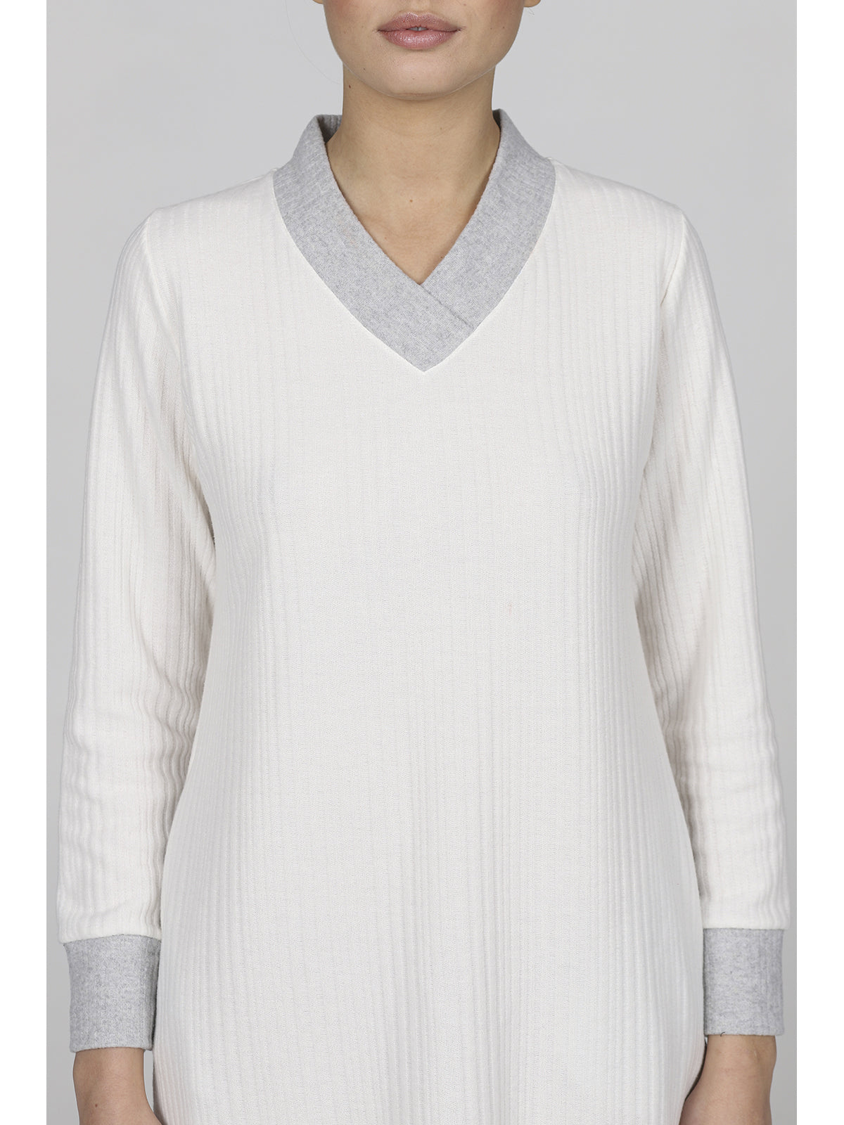 Camicia da notte in caldo punto milano