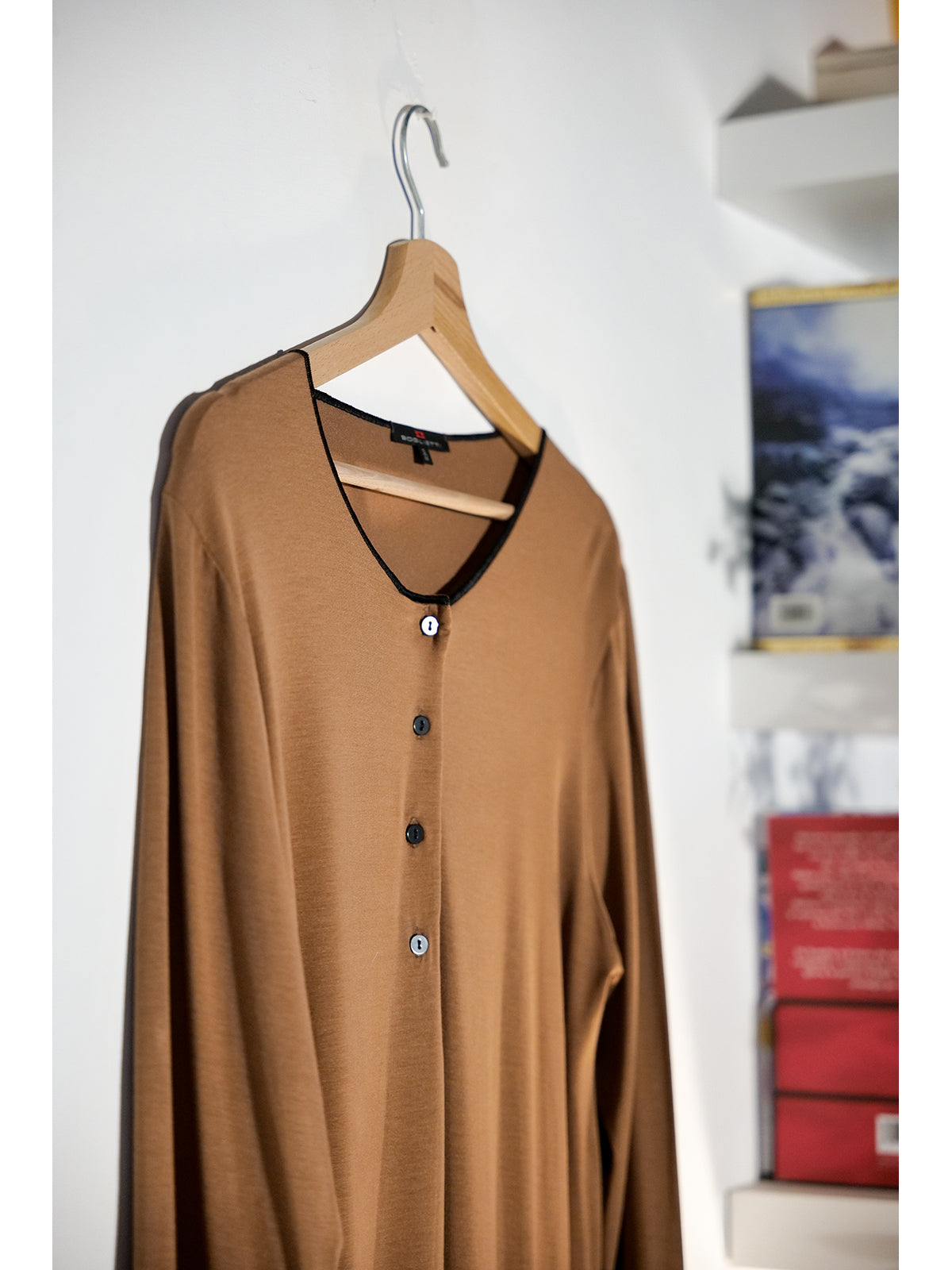 Camicia da notte scollo a v in modal