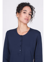Camicia Da Notte Con Dettaglio Passamaneria