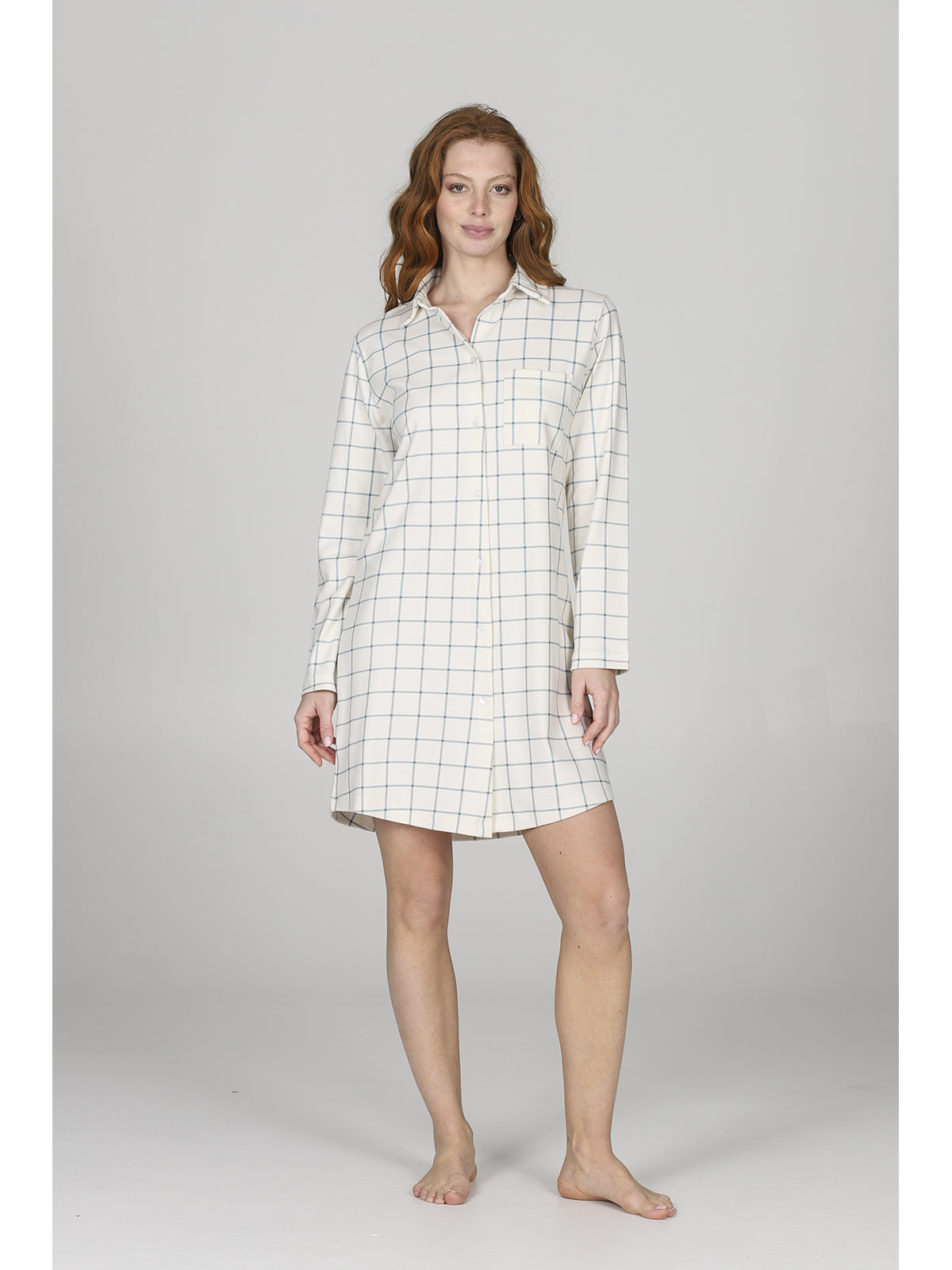 Camicia da notte in caldo cotone