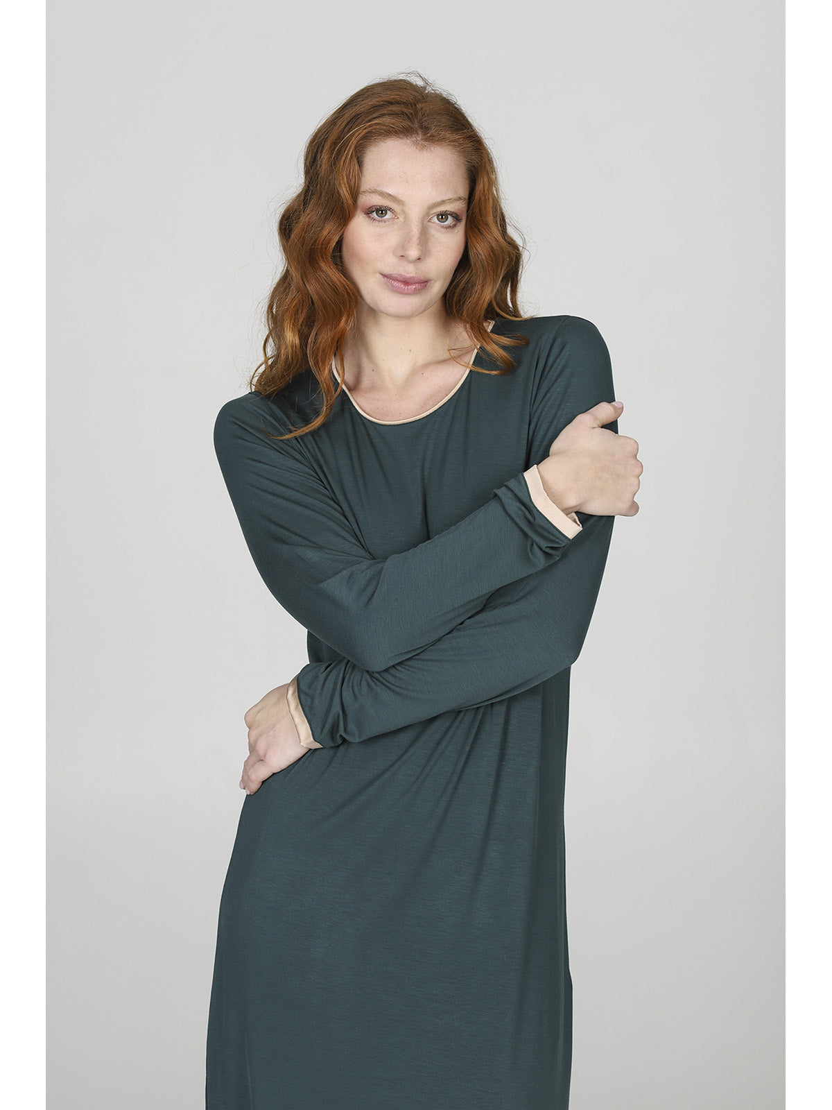 Camicia da notte stile minimal in modal