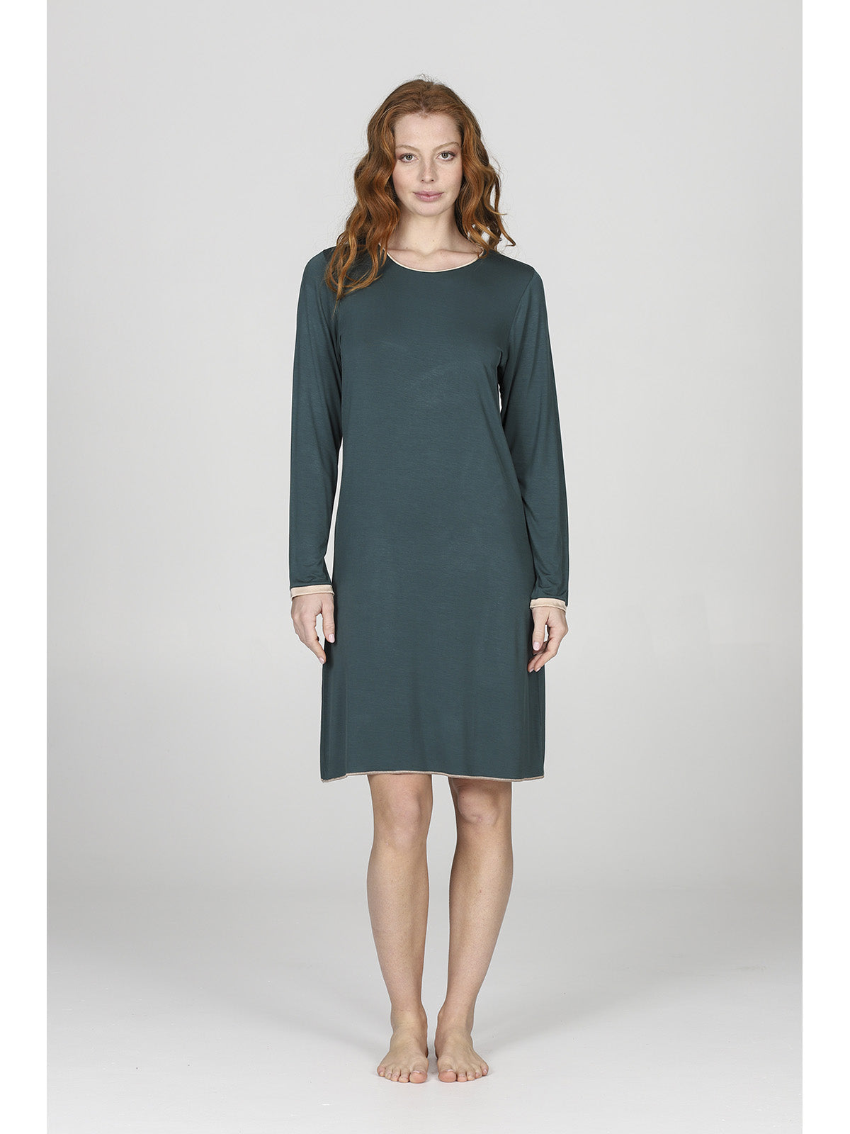 Camicia da notte stile minimal in modal