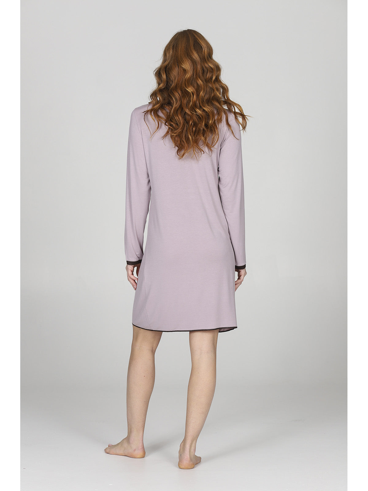 Camicia da notte stile minimal in modal