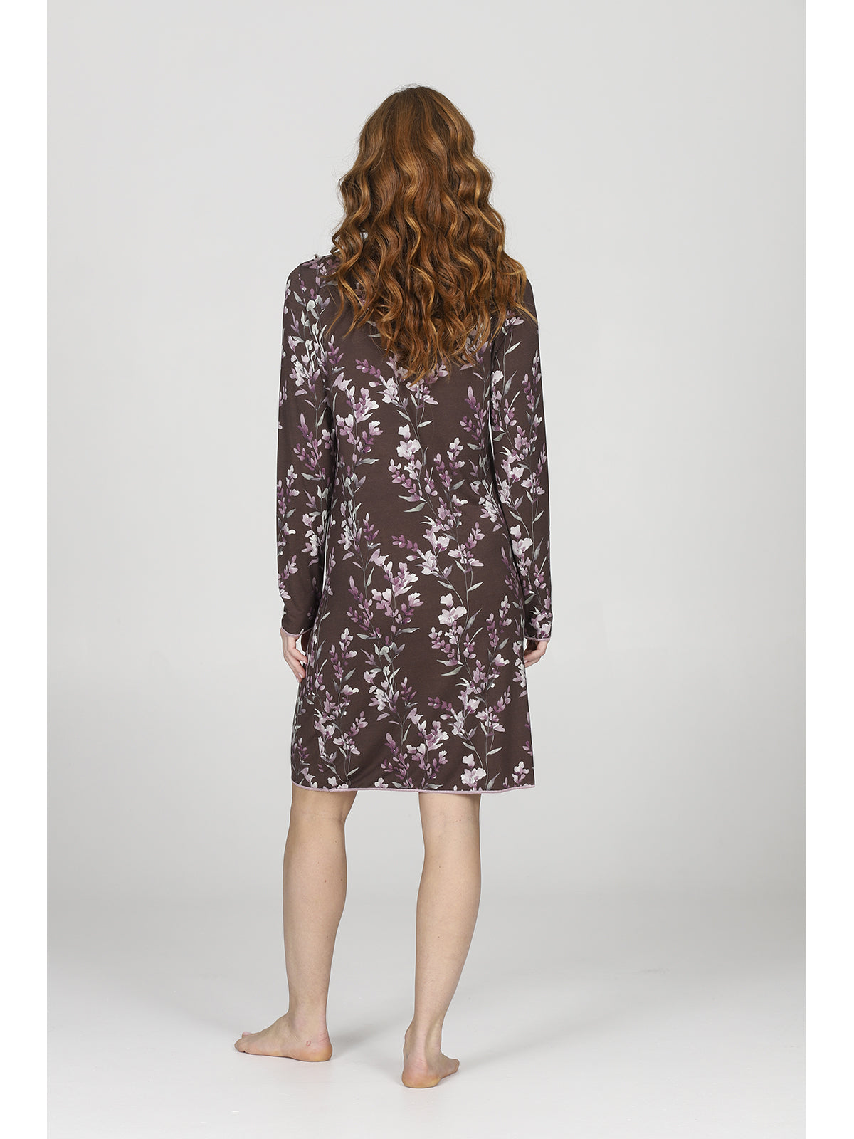 Floreale camicia da notte donna in modal