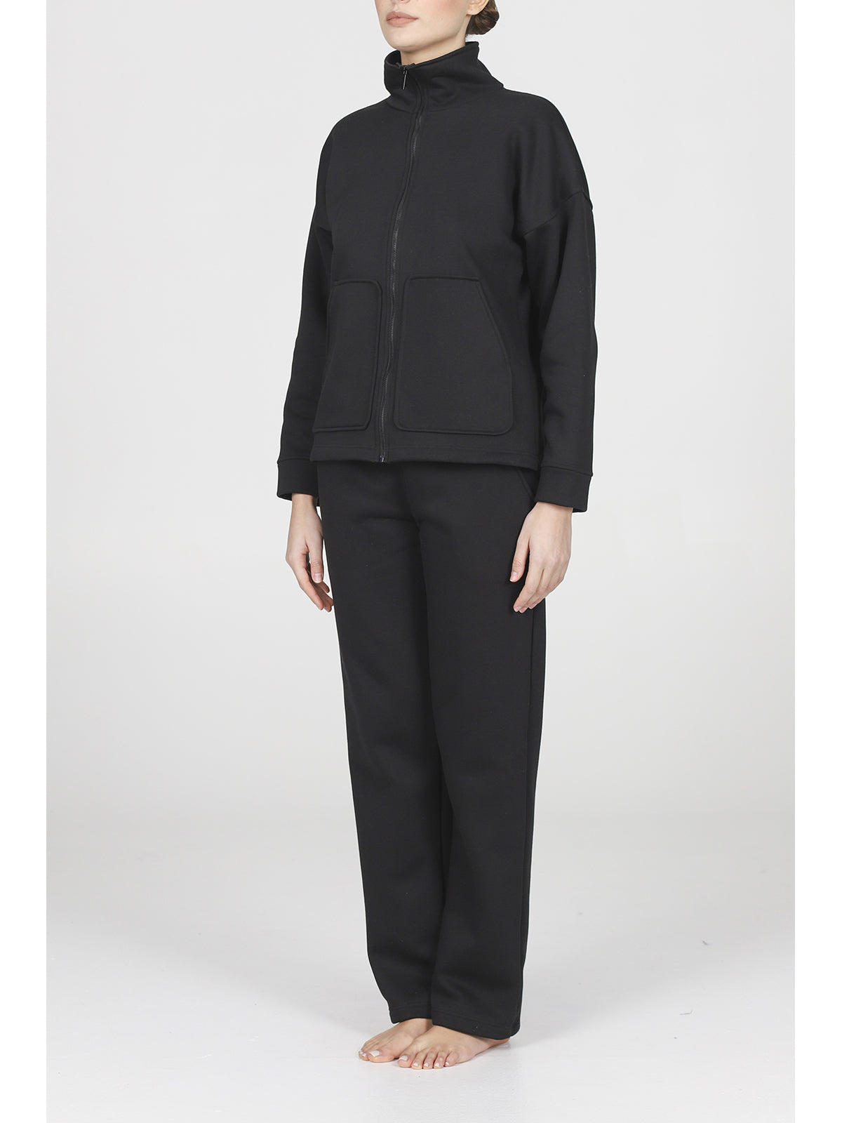 Calda tuta zip con tasconi