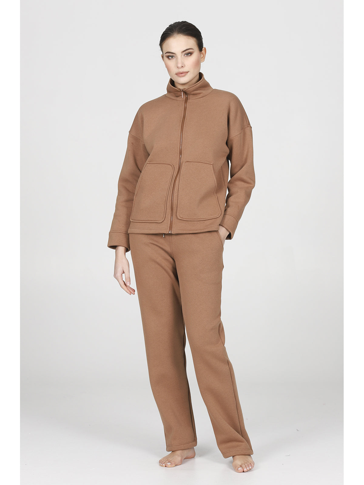 Calda tuta zip con tasconi