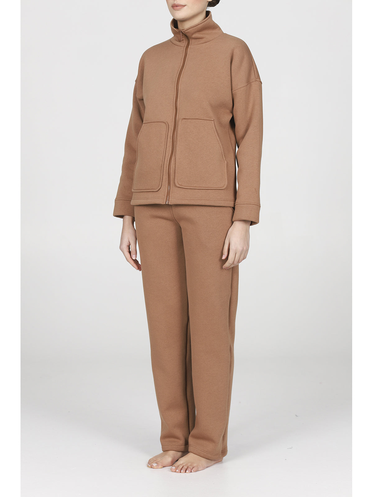 Calda tuta zip con tasconi