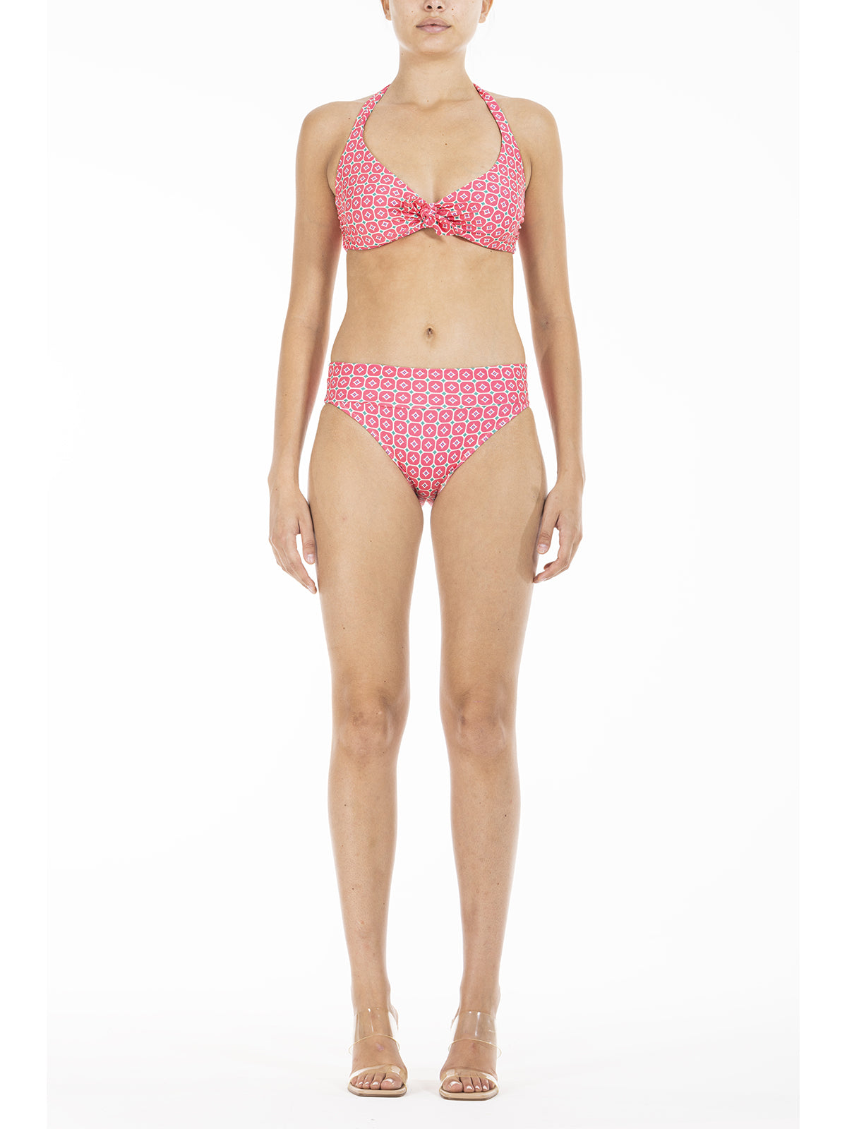 Costume bikini triangolo con ferretto Quadrrosa Boglietti