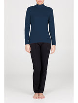 Maglia Lupetto In Cotone Modal Elasticizzato